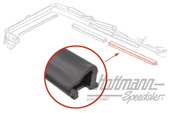 Folding-top seal, door, upper, right | 155 871 358 E | 180-4012