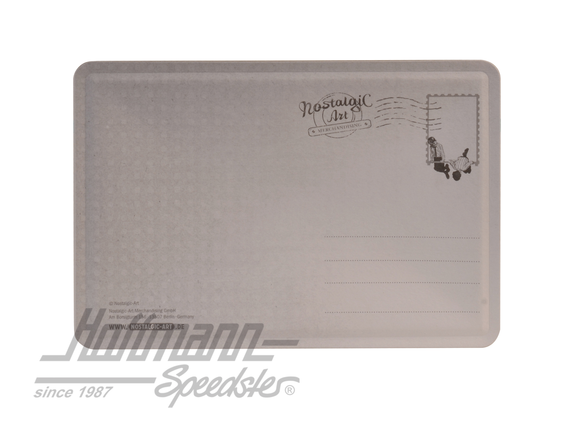 Metal postcard, Bulli, Think tall                                                                   