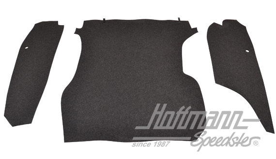 Trunk carpet kit, 911, 65-68                                                                        