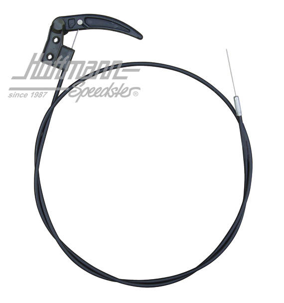 Hood release cable (with handle), front, Golf 1 | 171 823 531 | 180-1090