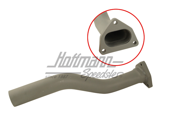 Exhaust tube, sheet steel, 911, 8.75-7.89 | 930 111 163 02 | 520-3345