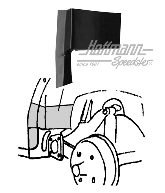 Front splash panel, rear wheel, left | --- --- --- | 050-2341