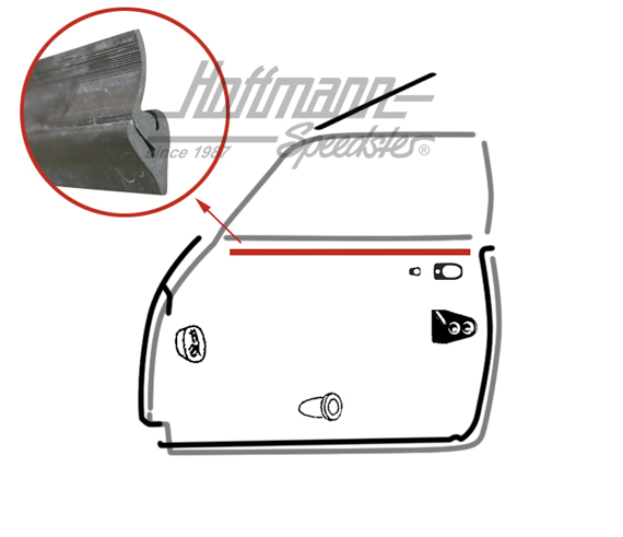 Scraper, outside, 60-71 | 141 837 475 C | 060-0454