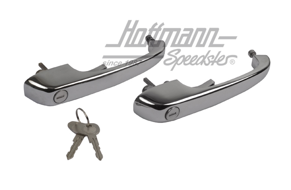 Door handles, 68-79, keyed alike, Top Quality | 211 837 205 N Top-Qualität | 097-1010-50