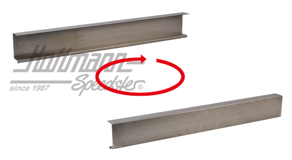 Repair panel, side member, middle, 800mm | 211 703 203 | 096-0196-16