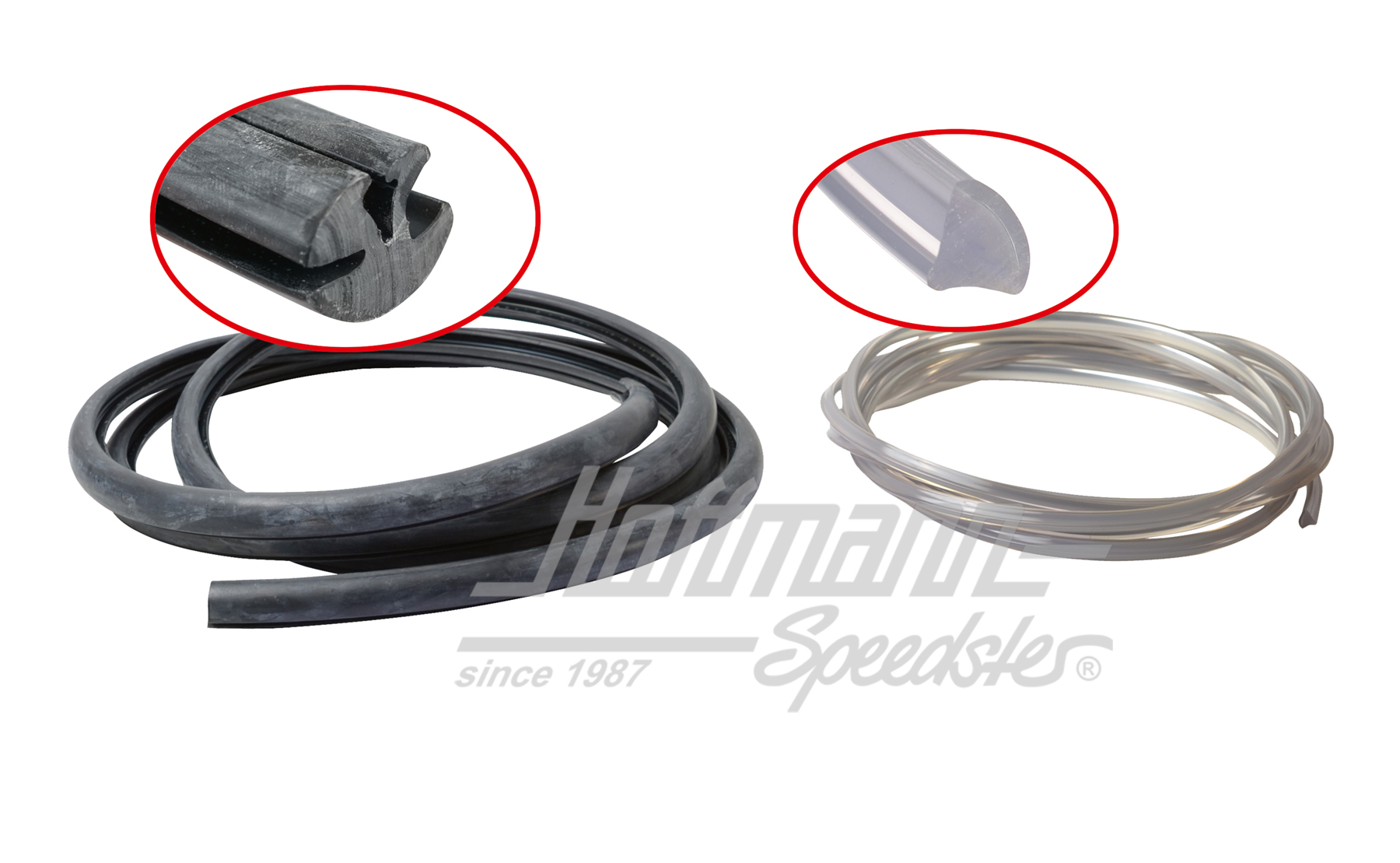 Side window seals, Bus T3 box-type-truck conversion | 251 845 321 VAN | 350-5420