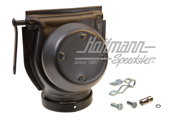 Heater-flap box, 914/4, left | 022 256 205 B | 600-2090-01