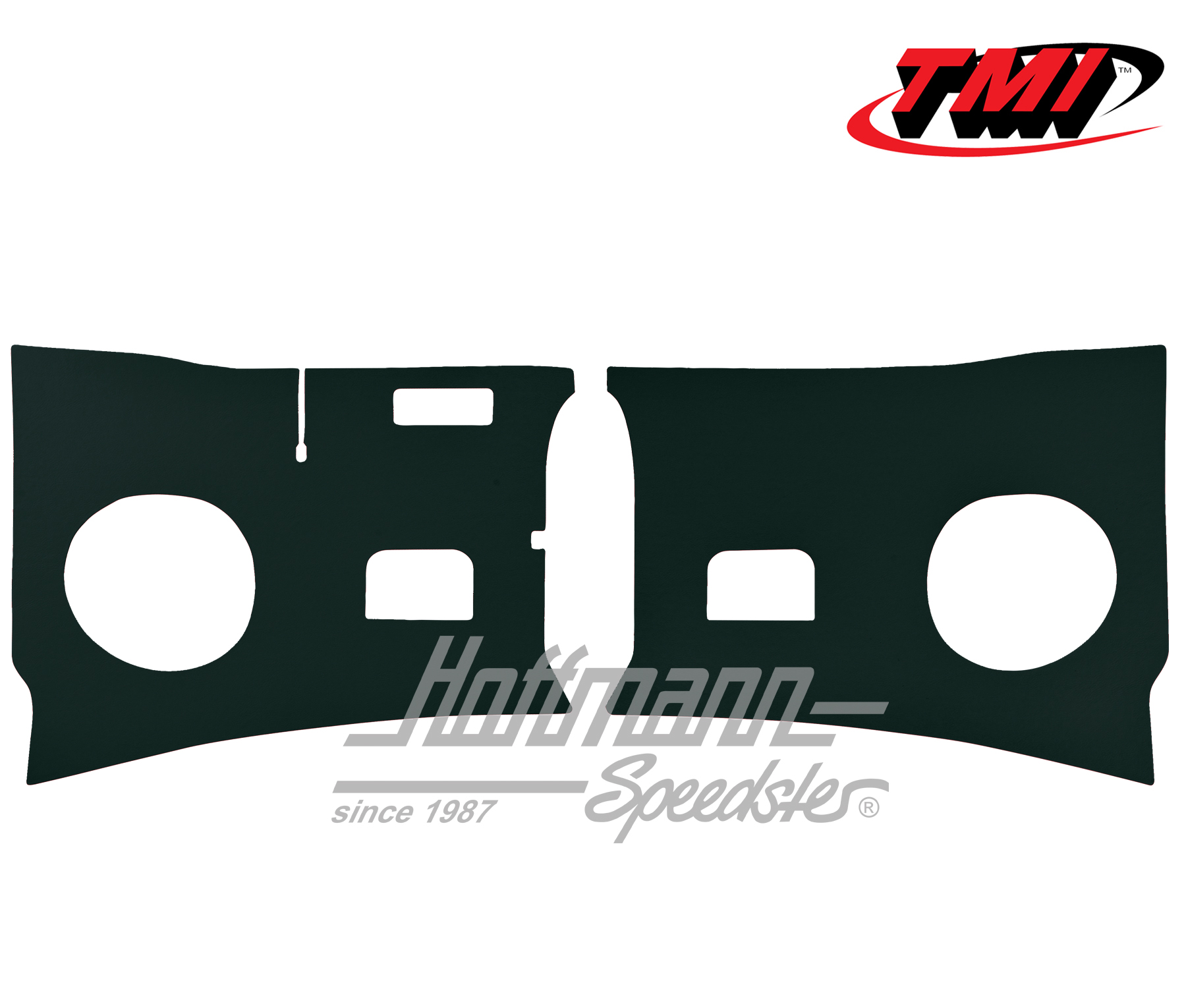 Front wall trims, 62-67, black | 10-2111-11 | 098-0564-01