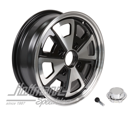 Aluminium wheel, Fuchs-Style, 5.5x15, ET/offset 35 | --- --- --- | 070-6100