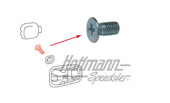 Screw, door pull screen, 8.63- | N  011 264 3 | 020-2321