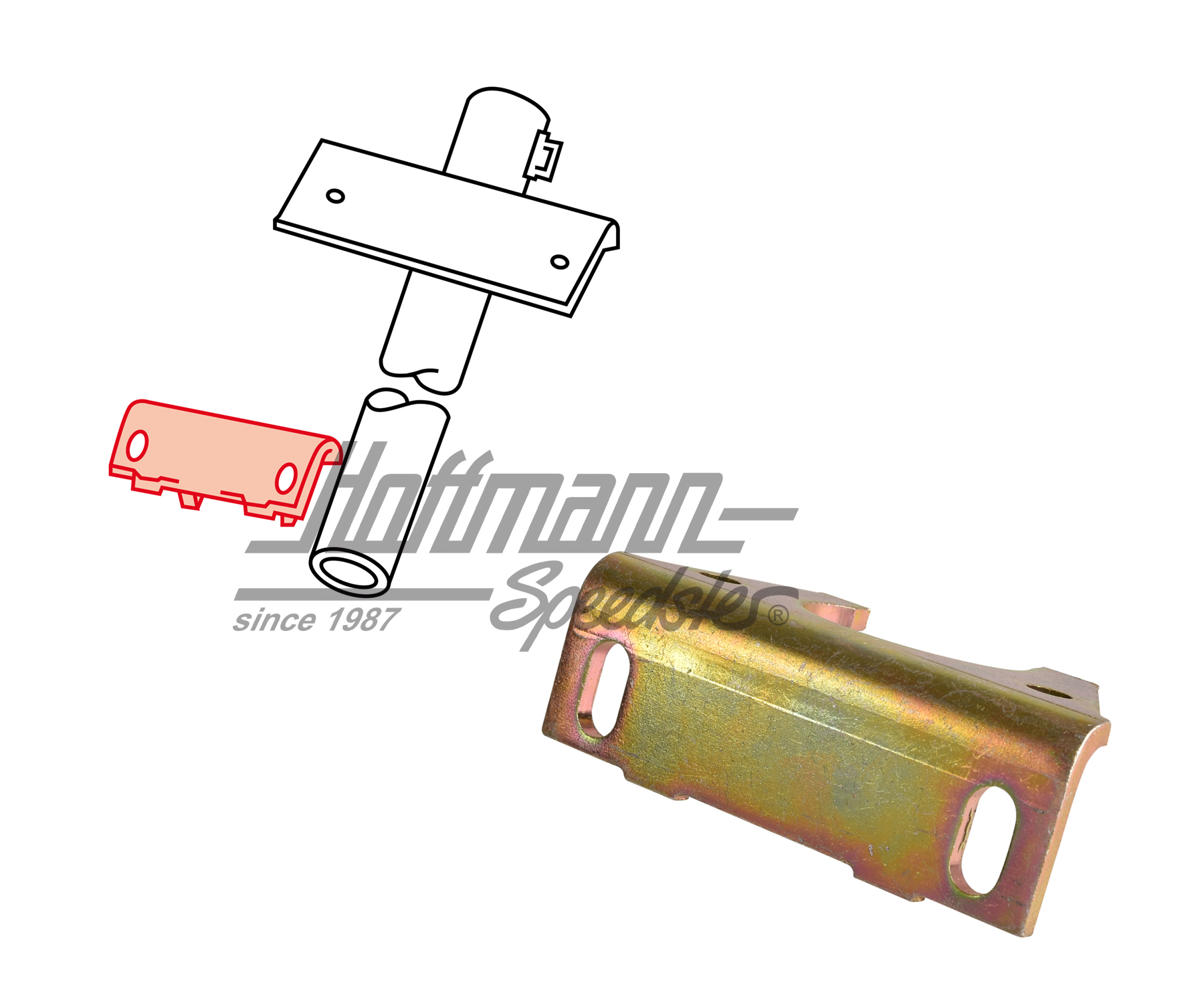 Retainer, column tube, Bus T3, 5.79-7.92 | 251 419 539 | 330-4391