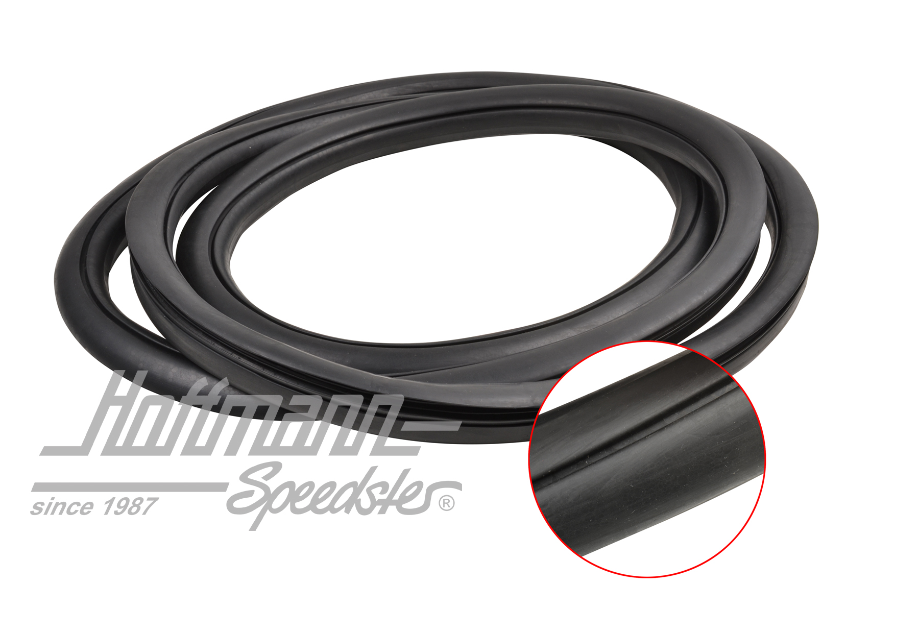 Rear window seal, Type 3, with groove | 311 845 521 A | 069-8026