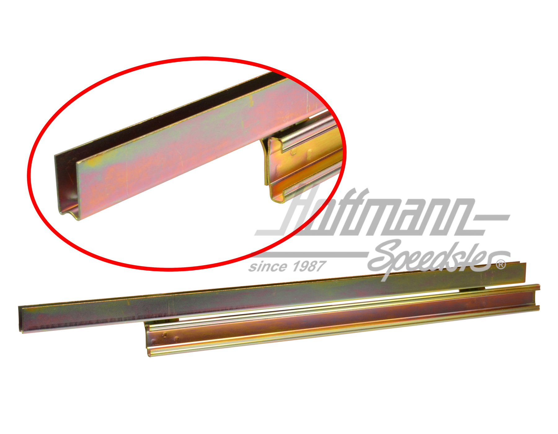 Window-lifter rail, 911 Coupé, 69-94, left | 911 542 057 00 | 512-0206-01
