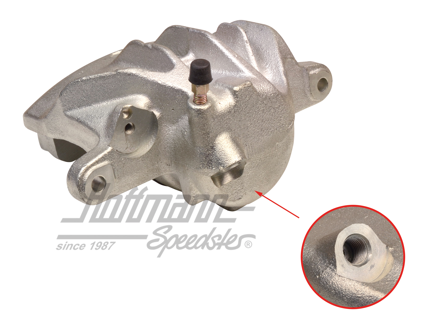 Brake caliper, Girling system, 86-92, right | 251 615 124 D | 325-3050-22