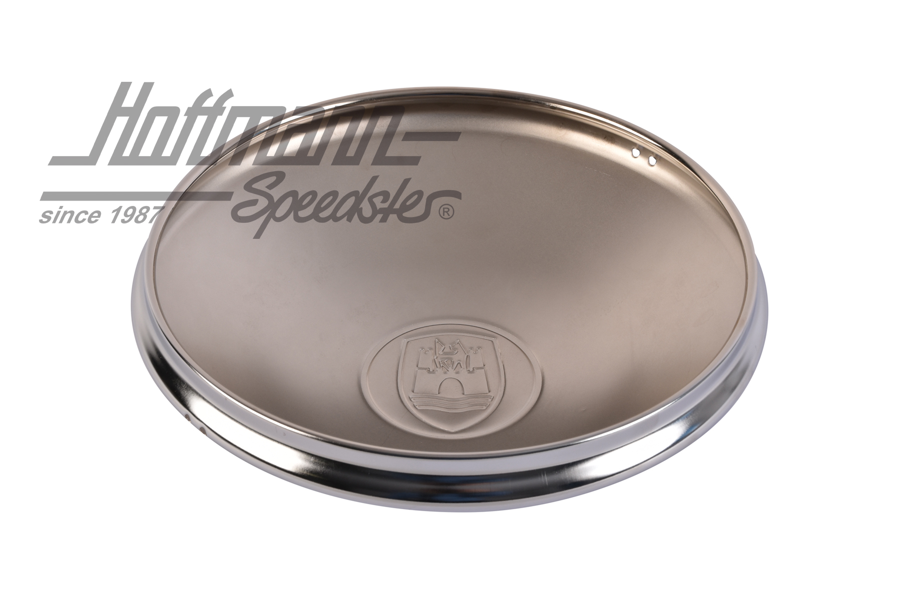 Hub cap, tall, standard, WOB emblem                                                                 