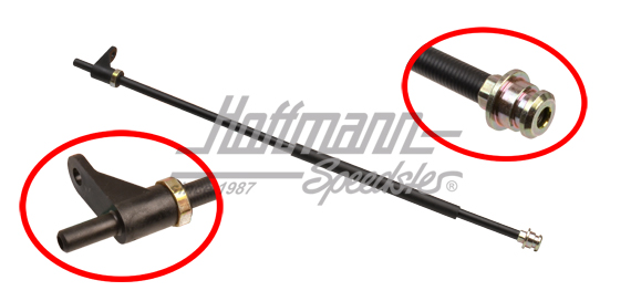 Protecting sleeve, accelerator cable, automatic, 82-92 | 251 723 551 C | 307-5732