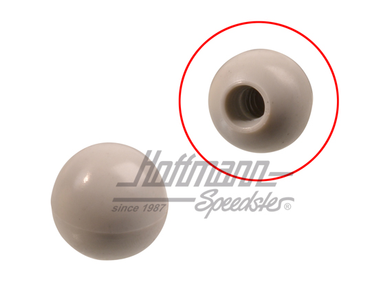 Knob, seat adjuster, grey (round) | 111 881 251 | 055-7078-23
