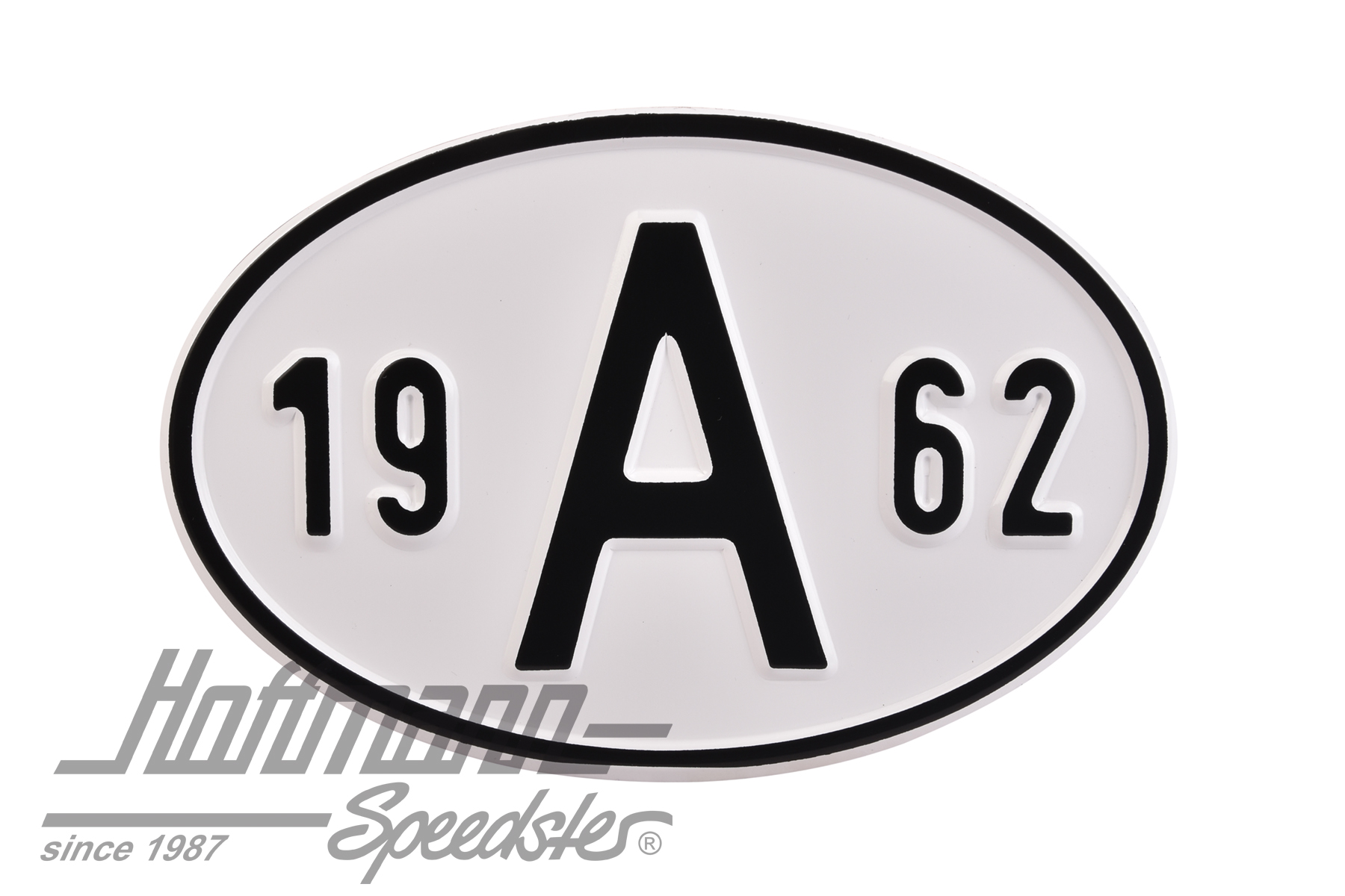 Nationality plate "A", alu, with year 1962 |  | 020-2398-62
