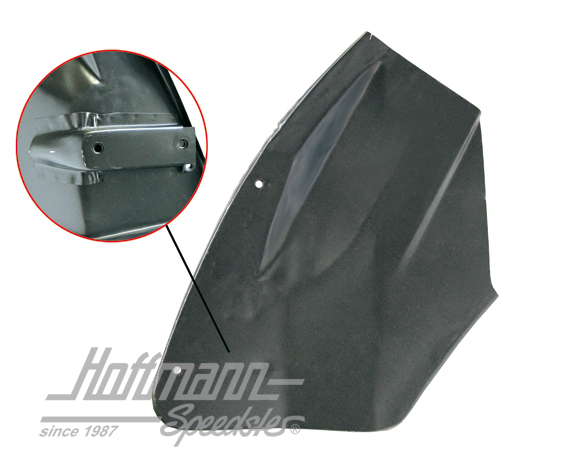 Bumper bracket panel, -.67, small, front, left | 111 809 021 K | 050-1161-01