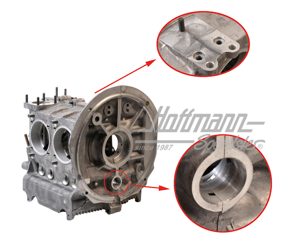 Crank case, standard, 1.2-1.5 | 043 101 101 A | 010-0003-03