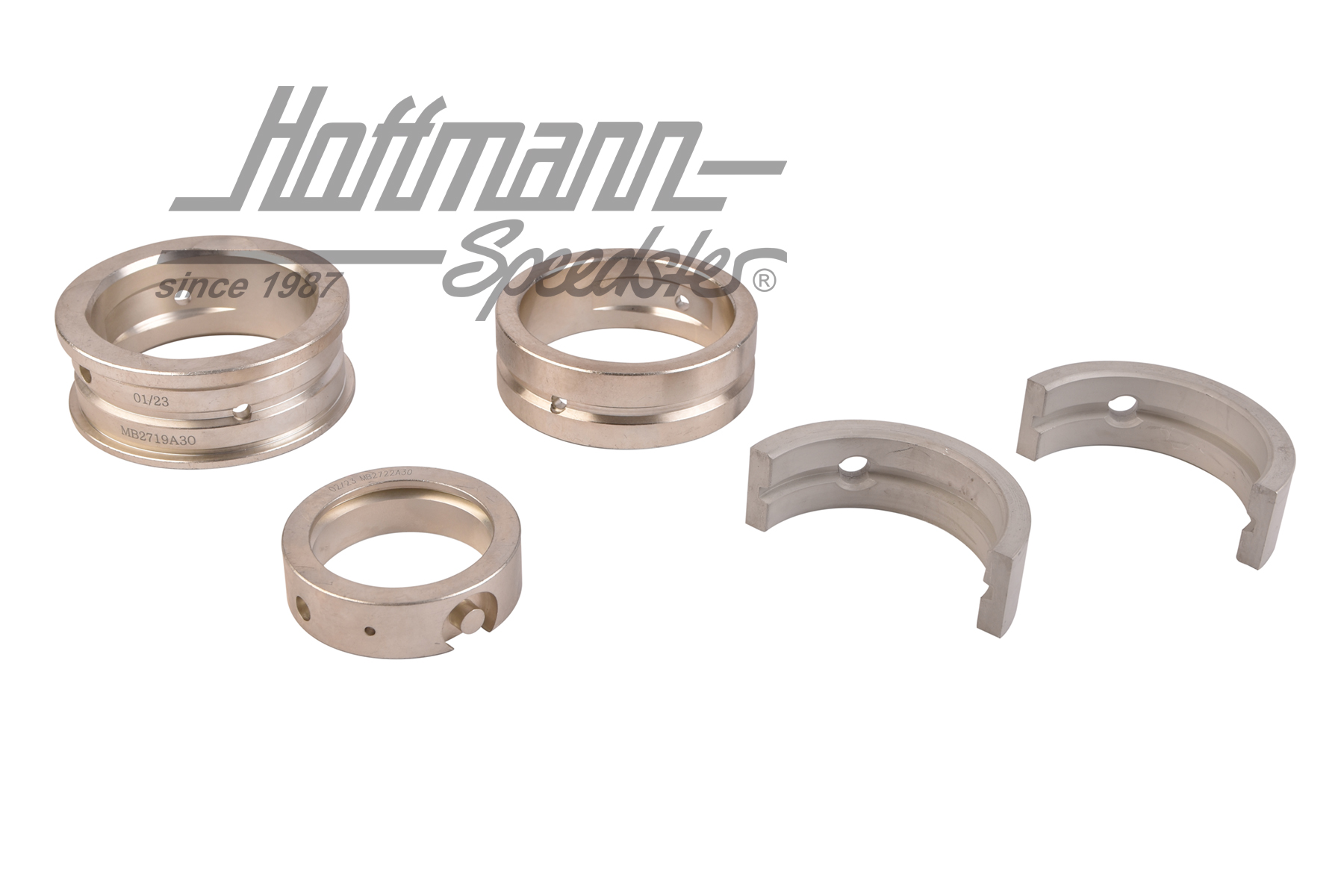 Main bearing set, 1.50/0.75/thrust 20mm, steel | 111 198 497 OS | 010-0153-76