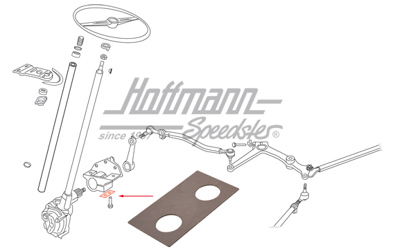 Tab washer, steering gear / support | 211 415 159 | 089-3083-20