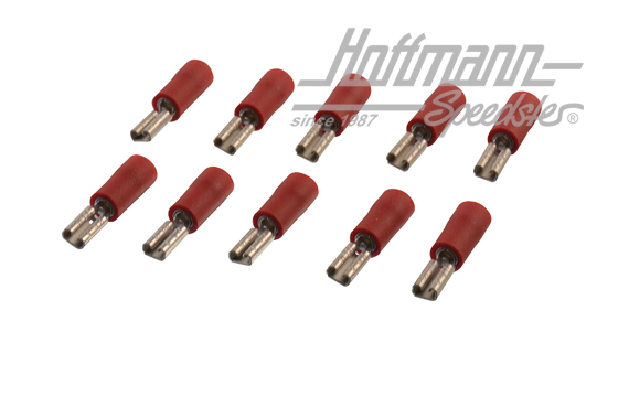 Blades receptacle, 0.5-1.0 mm, red, 2.8mm | 50 252 501 | 020-0830-10
