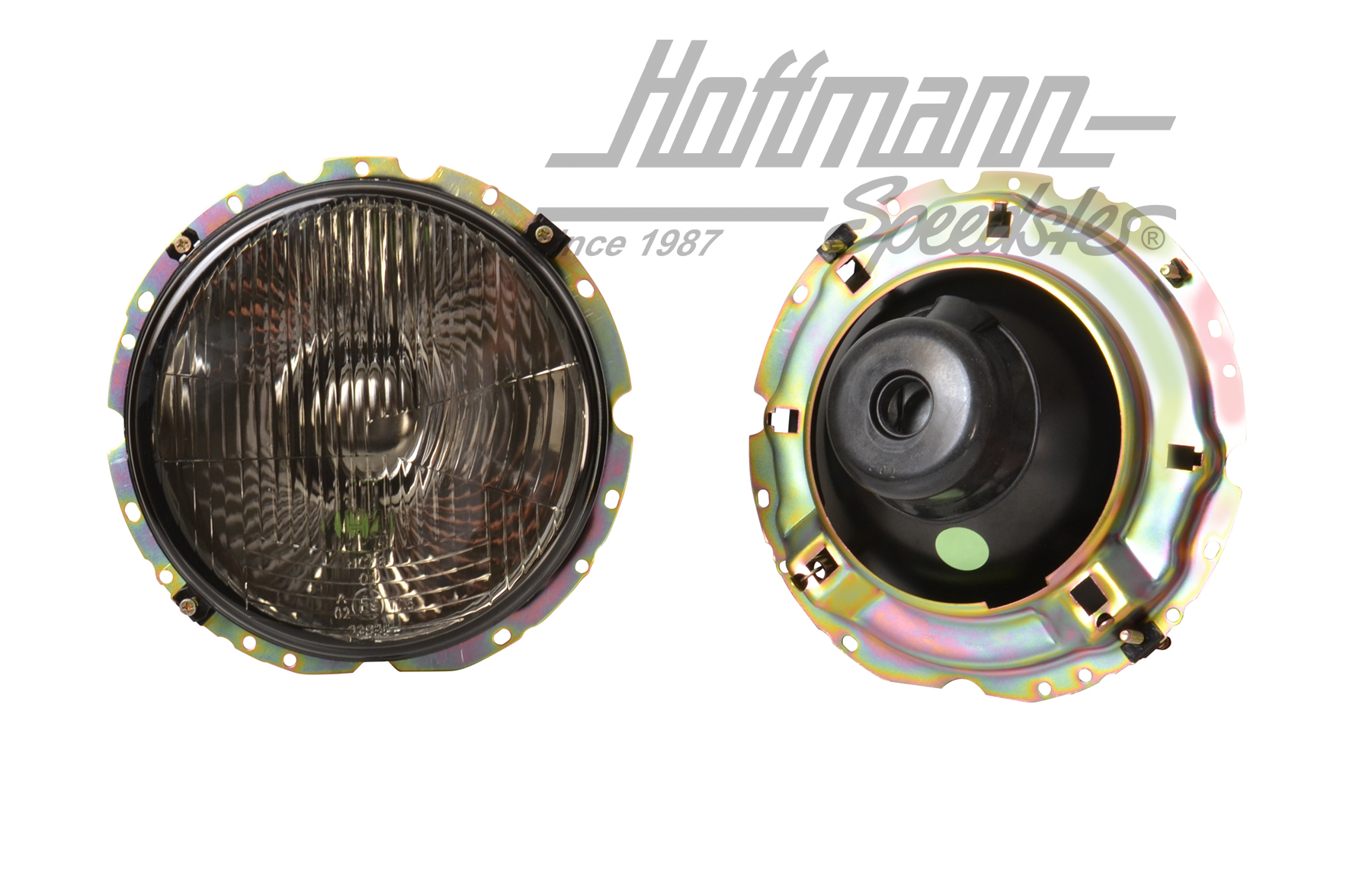 Headlight set, H4, 8.73-, black                                                                     