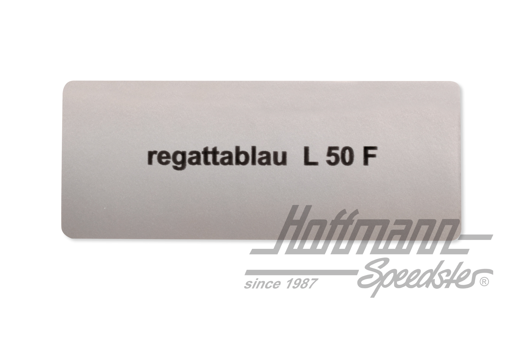 Sticker, colour number L50F, regatta blue | L50F | 021-0180-11