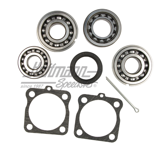 Wheel bearing kit, rear, complete, Bus T1, 63-67                                                    