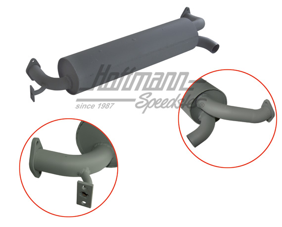 Exhaust, "injection USA", without catalyst | VW 35017 | 020-3420-05