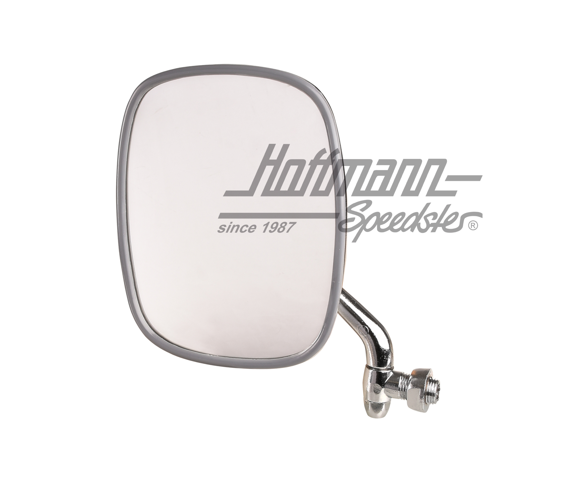 Rear-view mirror, Bus T2, 67-79, chromed, grey, left | 211 857 513 F  grau | 097-1071-05