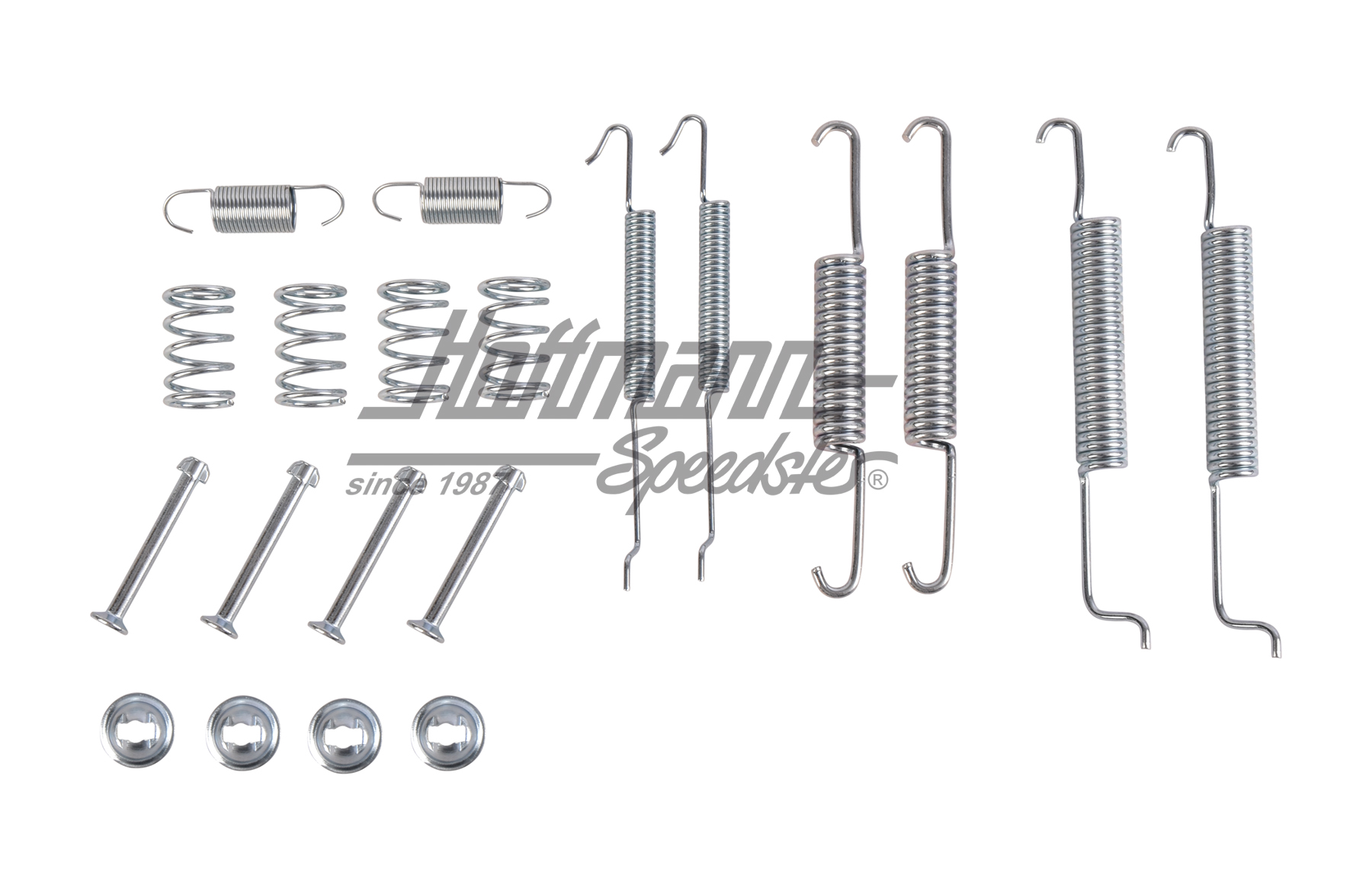 Attachment kit, brake shoes, rear, 200x40mm | 1H0 698 545 A | 206-3600-10