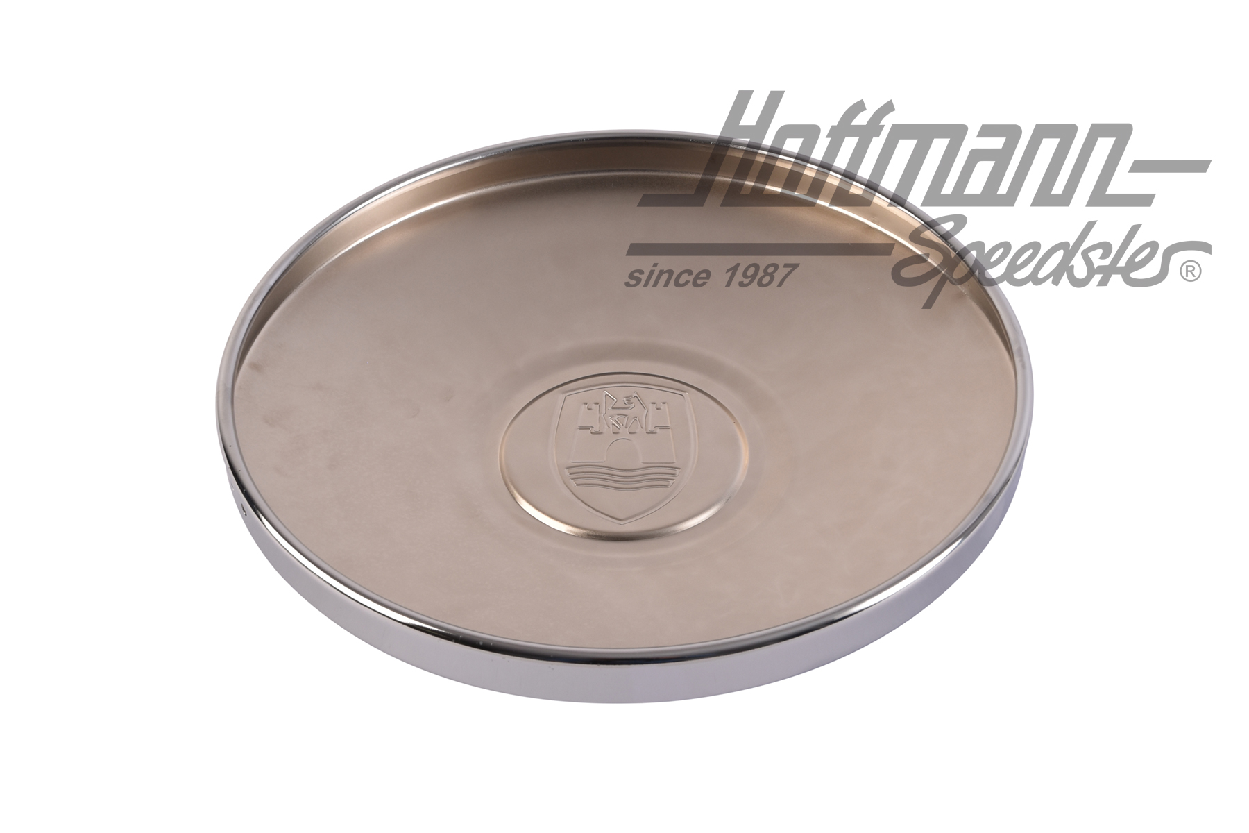 Hub cap, flat, standard, WOB emblem                                                                 