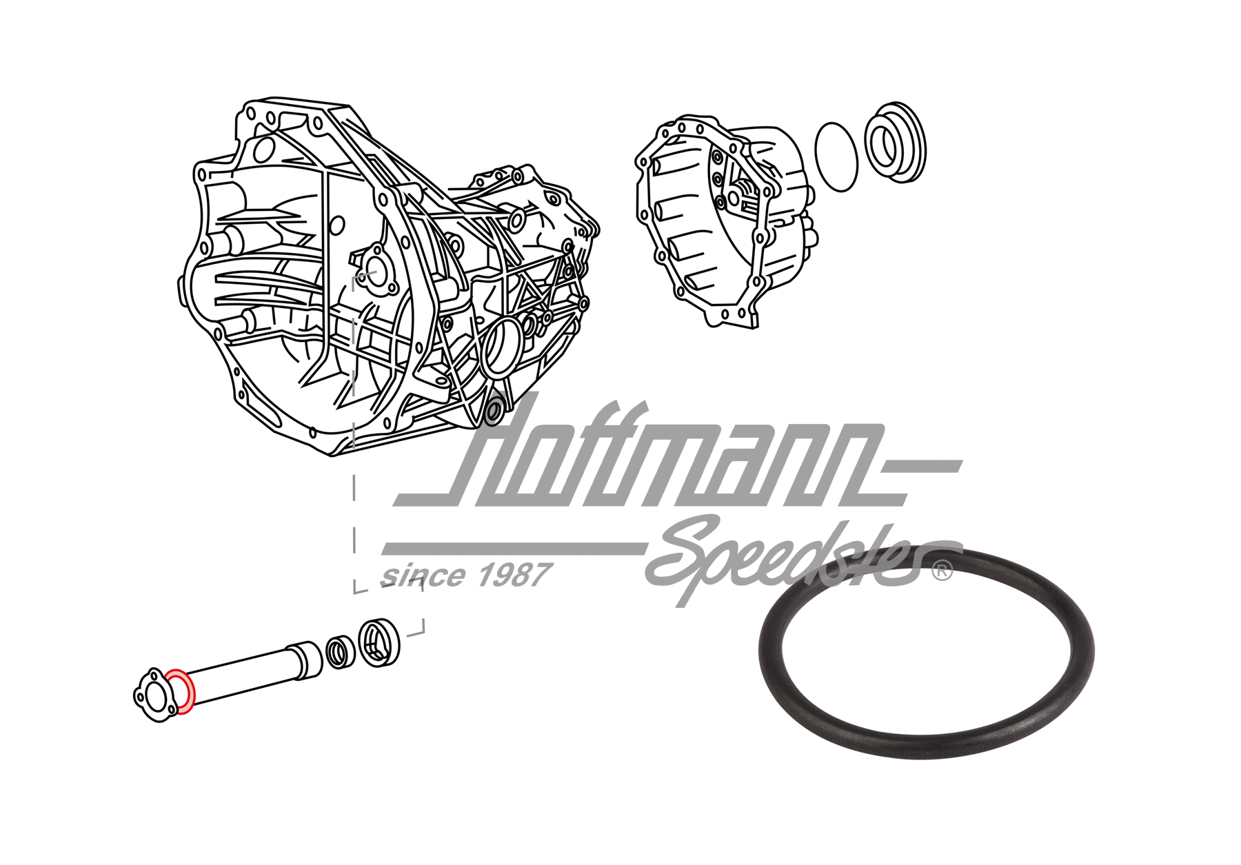 Sealing ring, protection tube/mainshaft, 924 | 088 301 699 A | 650-3010-10