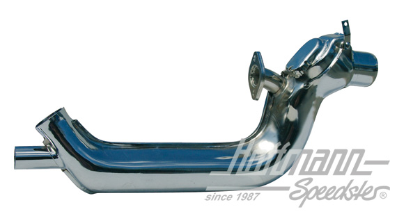 Heat exchanger, standard, chromed, right | 043 255 108 HC | 020-0222