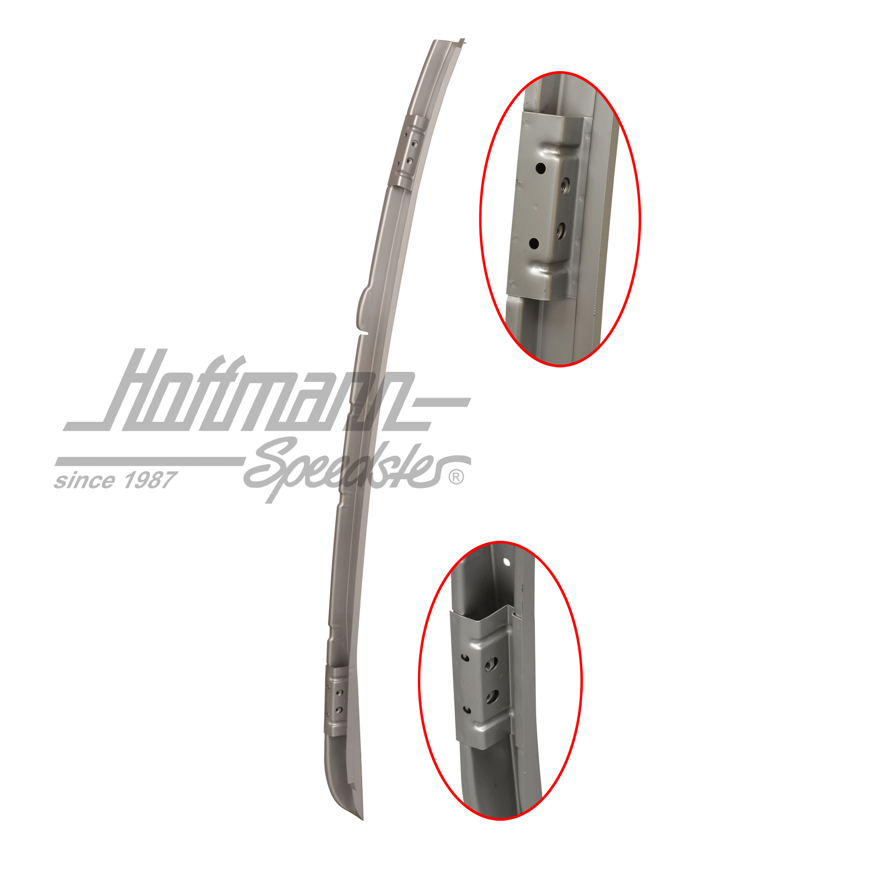 C-pillar, complete, hinged door, 3.55-12.60, right | 211 809 242 A | 095-0256-12