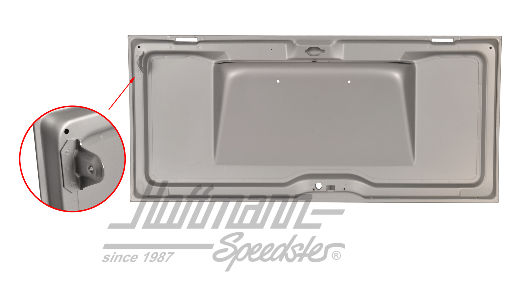 Engine lid, Bus T1, 12.63-7.65, Top Quality                                                         