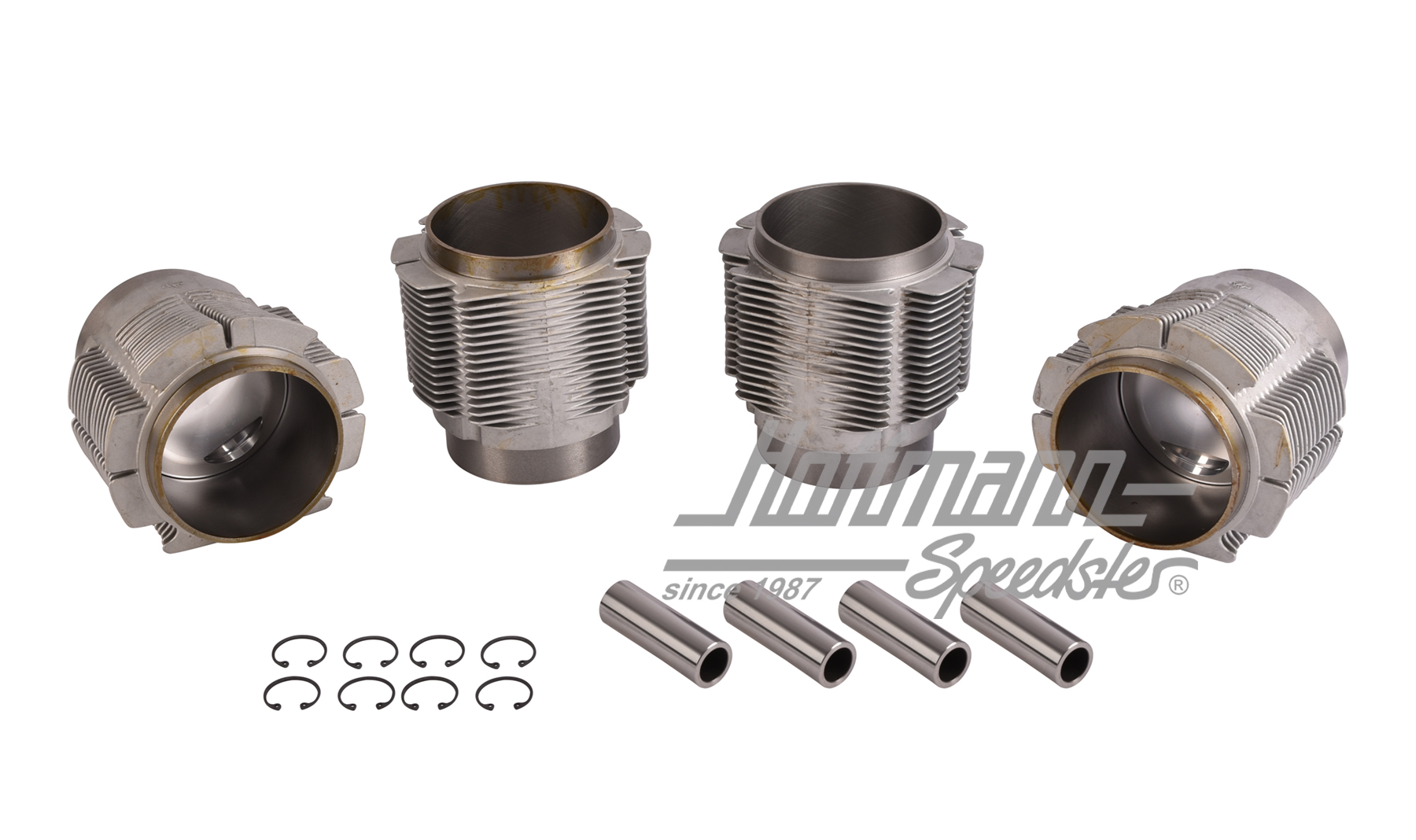Piston + cylinder set, 1.6, Porsche 356 A/B, 86mm, JE (B) | 008 11 86B JE | 505-0646