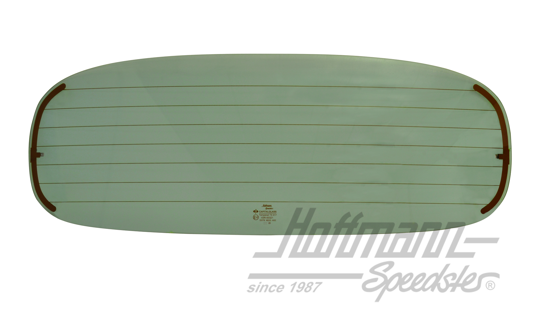 Rear window, heatable, Convertible, 8.62-, green | 151 845 501 E grün | 020-6033-10