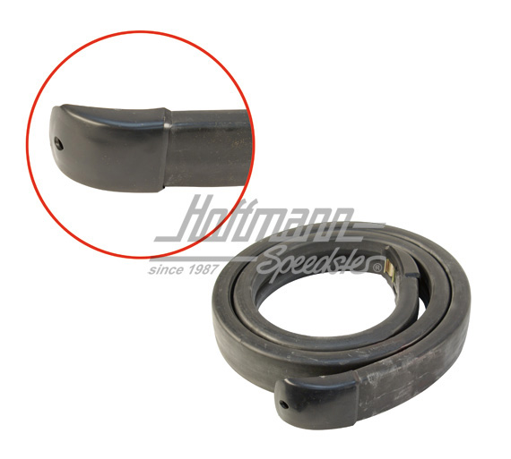 Bumper rubber, front, Bus T2, 72-79 | 241 707 221 E | 096-0832