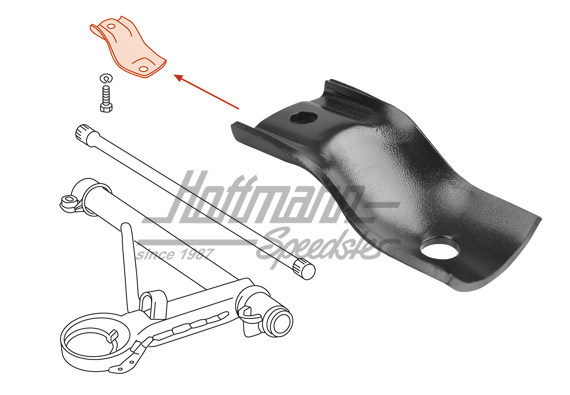 Safety bar, transverse control arm, front, 911/912 | 901 341 159 00 | 521-4052-10
