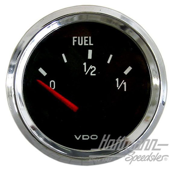 Fuel gauge "COCKPIT", ** Beetle **, chromed |  | 021-0475