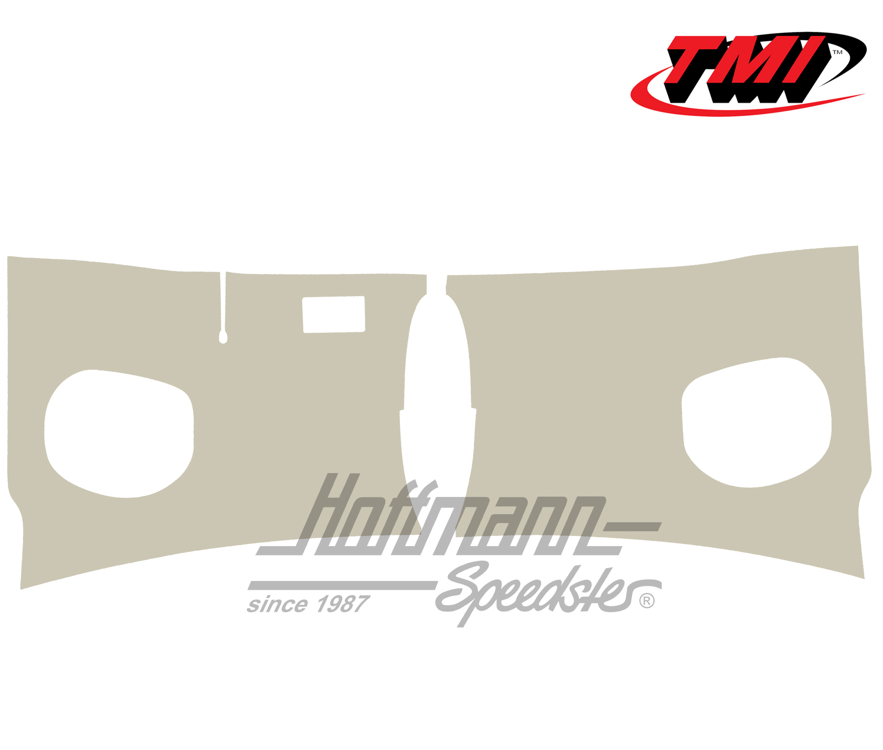 Front wall trims, 60-62, off-white | 10-2110-15 | 098-0562-04