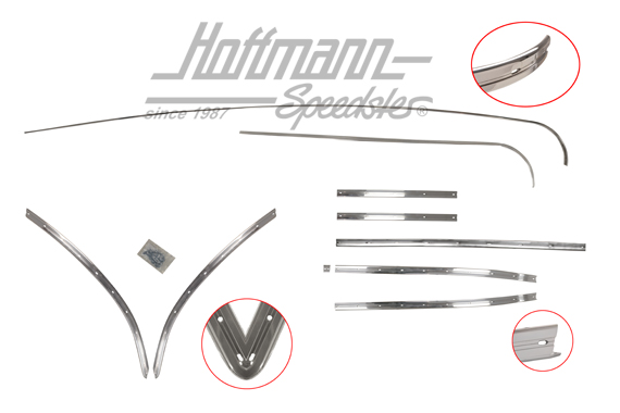 Moulding set, Bus T1, Deluxe, 8.63-7.67 | --- --- --- | 089-6316