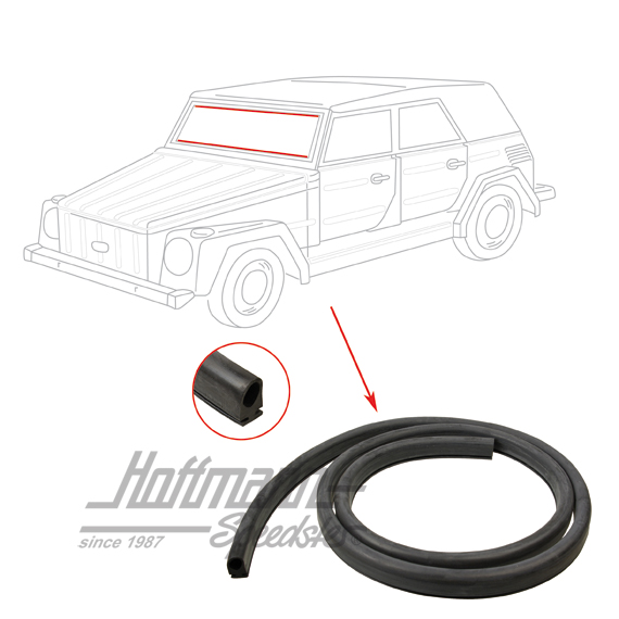 Seal, hinged window, upper/lower | 181 845 137 | 080-2930