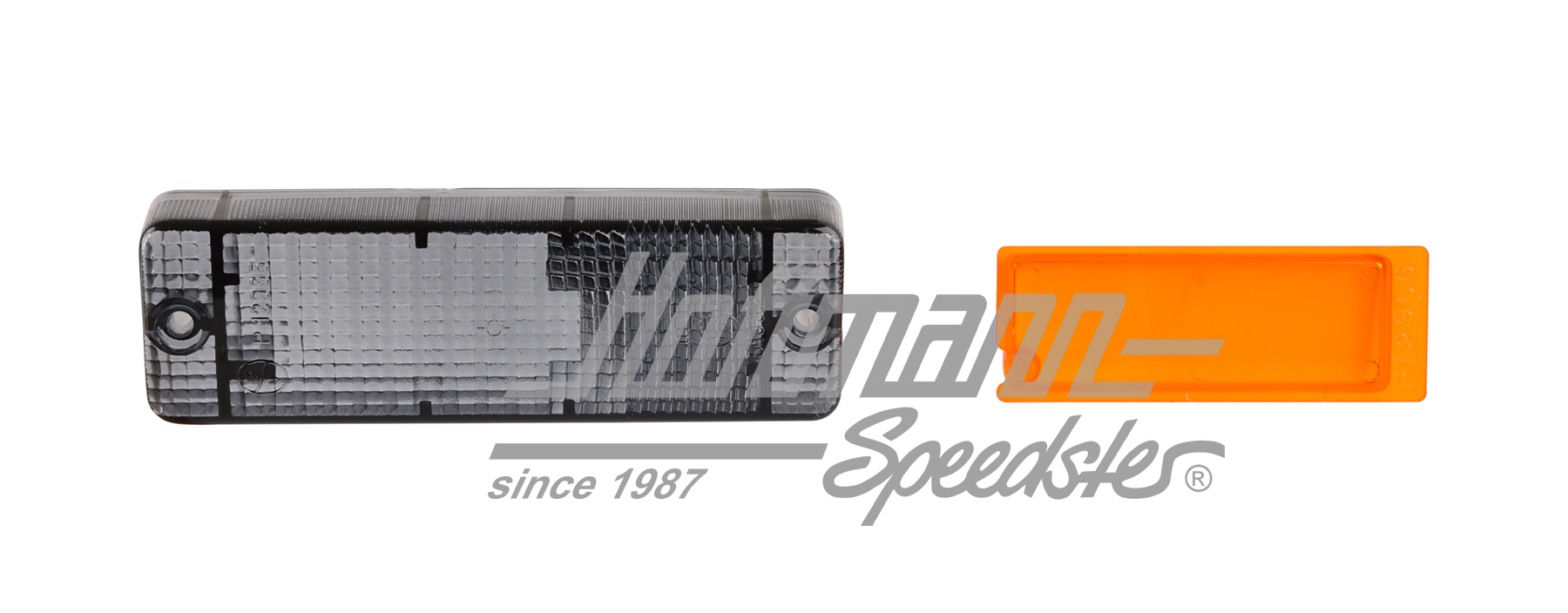 Turn-indicator lens, Golf 1 Convertible, 88-93, black | 155 953 141 S | 190-4890-20