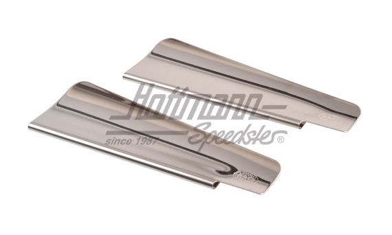 Wind deflector, wiper arm, chromed | AAC059 | 020-2061-20