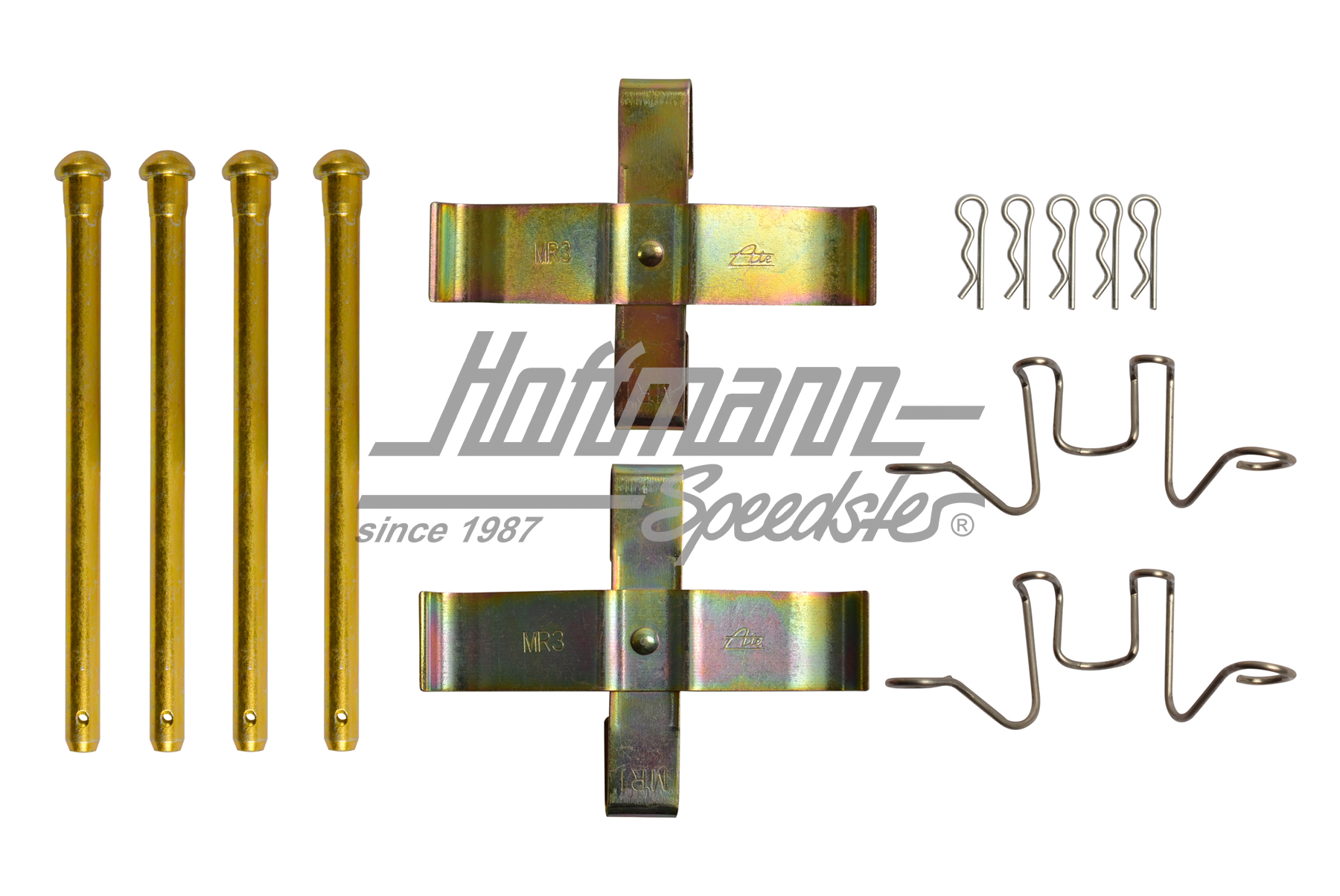 Mounting kit, brake pads, rear                                                                      