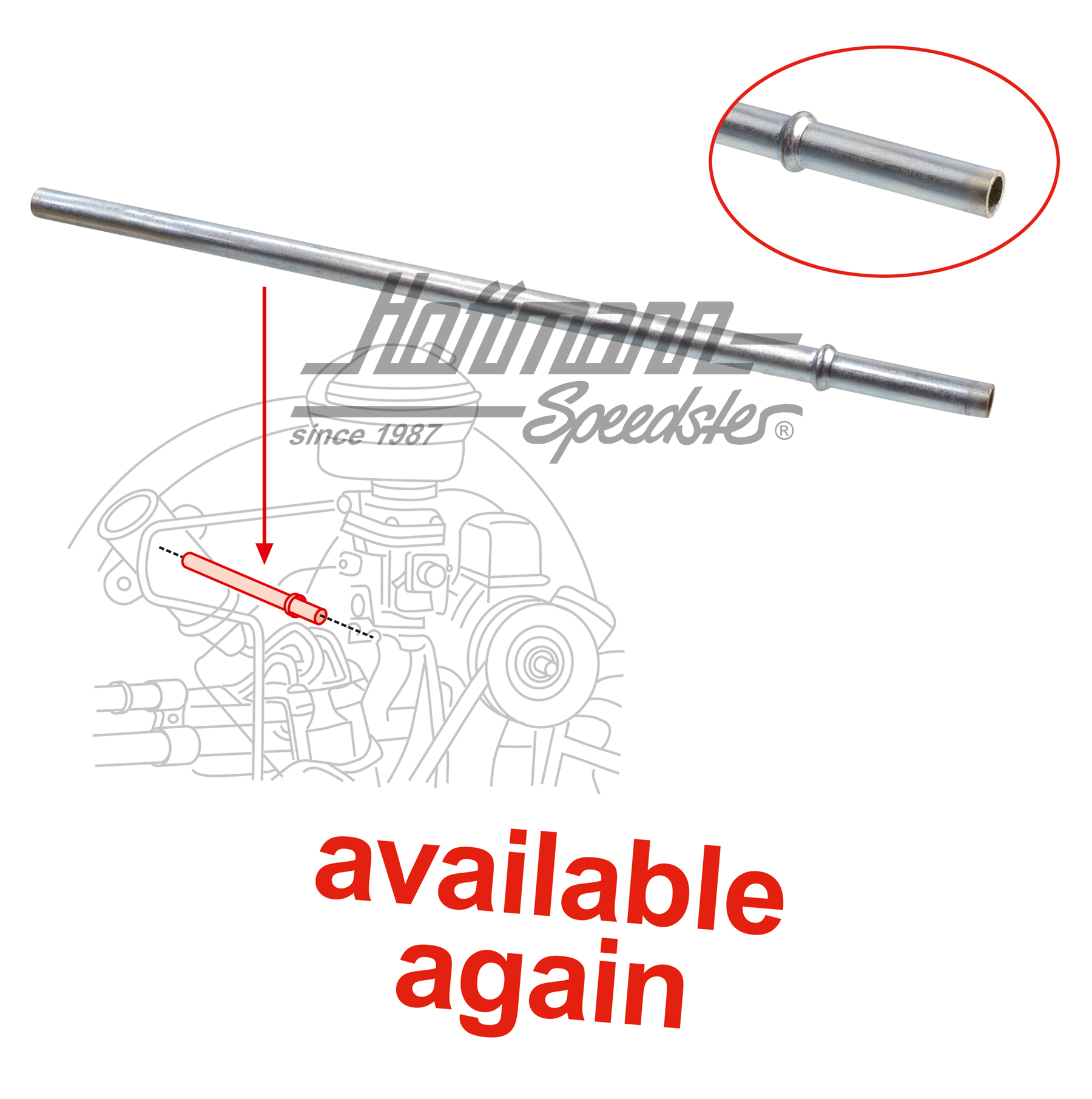 Accelerator-cable guide tube/fan shroud, -12.65 | 113 129 893 | 020-3219-04